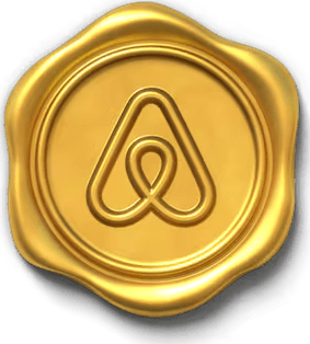 Airbnb Golden Quality Seal of Approval badge awarded for top-rated experiences.